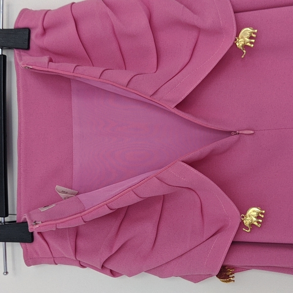 Hot Pink High Waisted Pencil Skirt - Picture 7 of 14